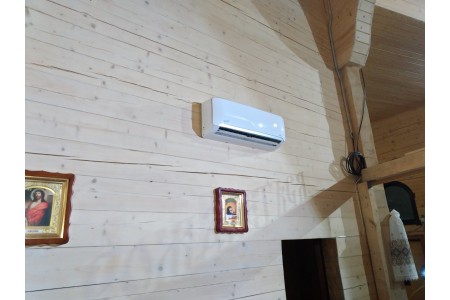 Монтаж кондиціонера Therminator 3.2 NS/NU-12AHEw в церкві