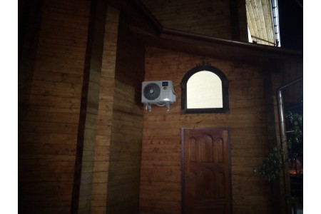 Монтаж кондиціонера Therminator 3.2 NS/NU-12AHEw в церкві