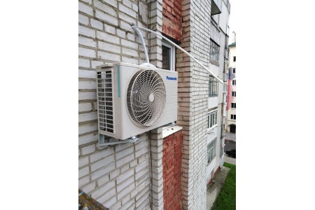 Монтаж спліт системи настінного типу PANASONIC STANDART INVERTER CS/CU-BE25TKE-1