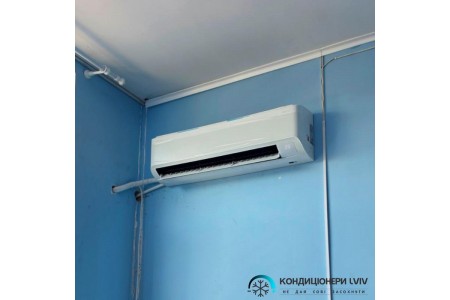 Монтаж Samsung GEO WindFree AR60F24C1BWNUA у виробничому приміщенні м. Львів