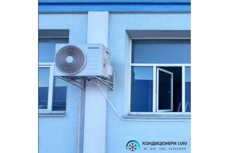 Монтаж Samsung GEO WindFree AR60F24C1BWNUA у виробничому приміщенні м. Львів