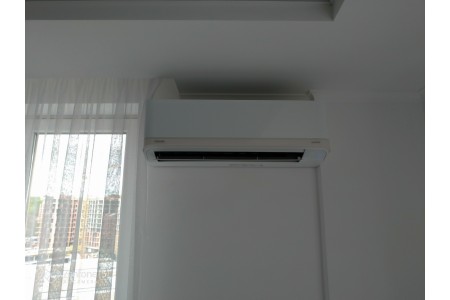 Монтаж кондиціонера Toshiba J2KVRG Shorai Premium  RAS-B13J2KVRG-E/RAS-13J2AVRG в новобудові Львова